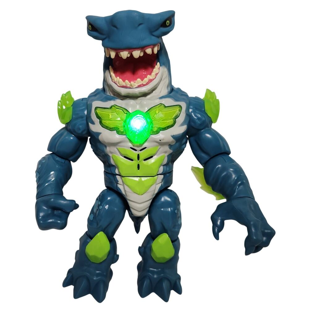 Beast Lab Shark Creator 7.75" Hammerhead Figure with Lights Tested Pre-owned